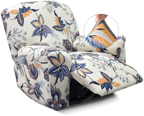 Iauddy 4-Piece Recliner Slipcover Set