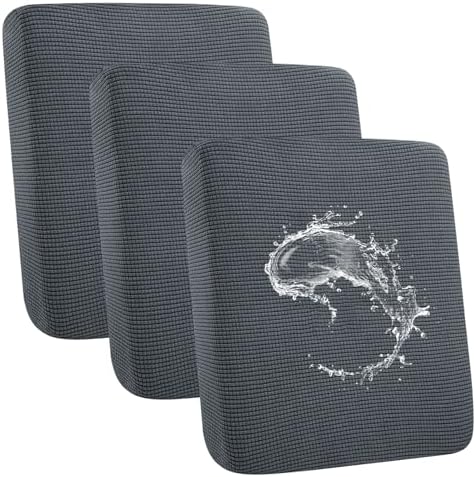 Framendino 3 Pack Dark Grey Sofa Slipcovers