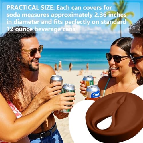 10pcs Vagina-Shaped Silicone Can Lid - Bachelor Party Gift