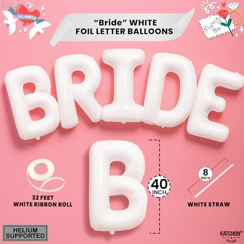Giant Bride Balloons White 40 Inch