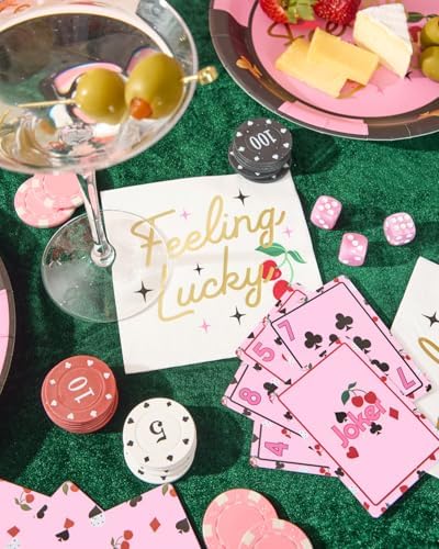 XO Fetti Feeling Lucky Napkins 3-Ply 25 Pc Set