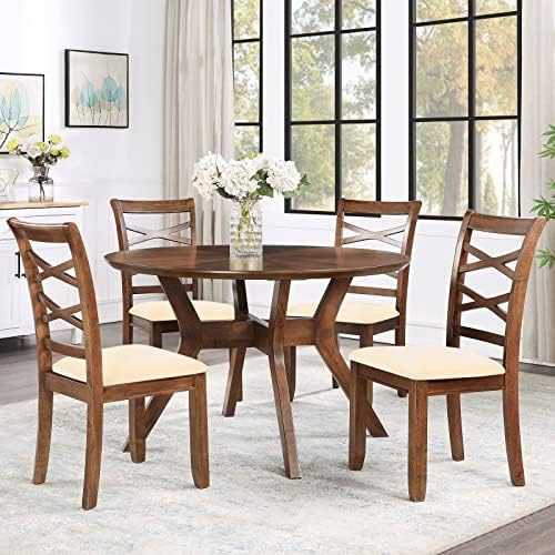 Smiry Velvet Seat Covers for Dining Chairs Set of 2