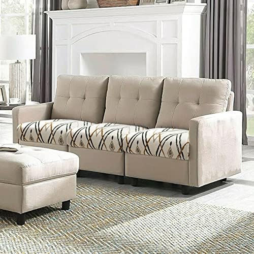 Fuloon Sofa Cushion Covers 3 PCS Green