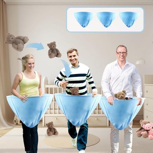 3 Pcs Baby Shower Games Set - Diaper Toss Fun Activity for Parties
