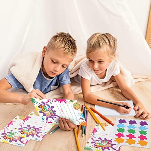Pajean 24 Piece Art Painting Party Invitation Set