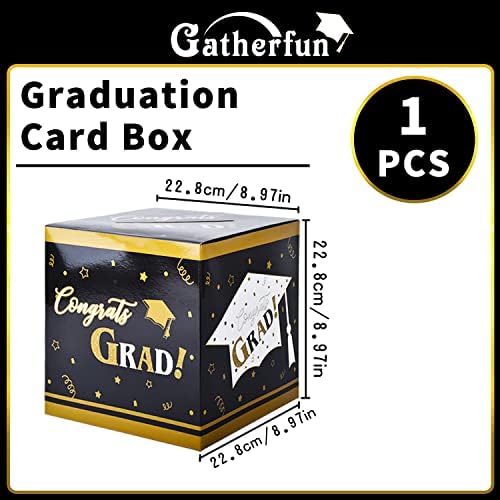 Gatherfun Graduation Card Box for Party Favors Decorations