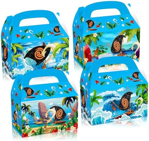 JeVenis 12 Pc Moana Party Treat Box Set