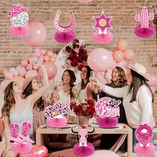 Western Cowgirl Party Decorations Lets Go Girls Centerpieces