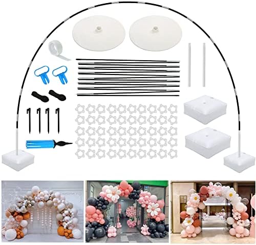 KAIYUN Balloon Arch Kit 10FT Wide 9FT Tall Adjustable