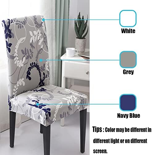 HZDHCLH Dining Chair Covers 4 Pack Stretch Spandex