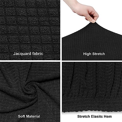 LUXRUB Stretch Square Sofa Covers for Club Chairs