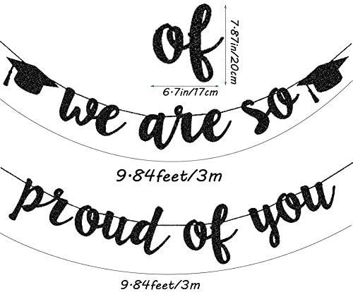 2025 Graduation Banners with Glitter Rope