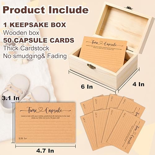 Time Capsule Box for 1st Birthday Memories