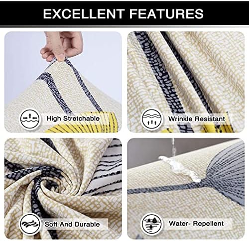 Lamberia Printed Stretch Sofa Cover with Two Free Pillow Cases