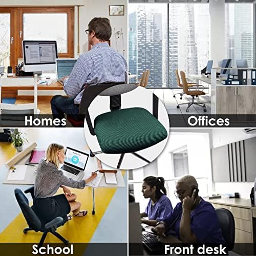 Yikko Soft Stretch Spandex Chair Slipcovers with Corn Grain Texture