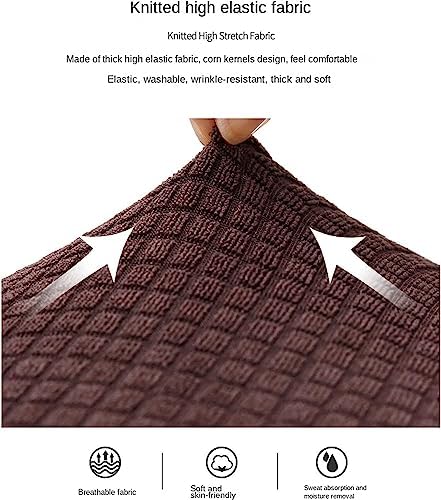 LUXRUB Stretch Square Sofa Covers for Club Chairs