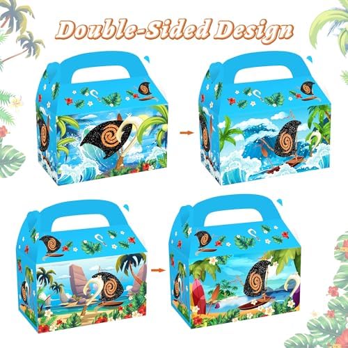 JeVenis 12 Pc Moana Party Treat Box Set