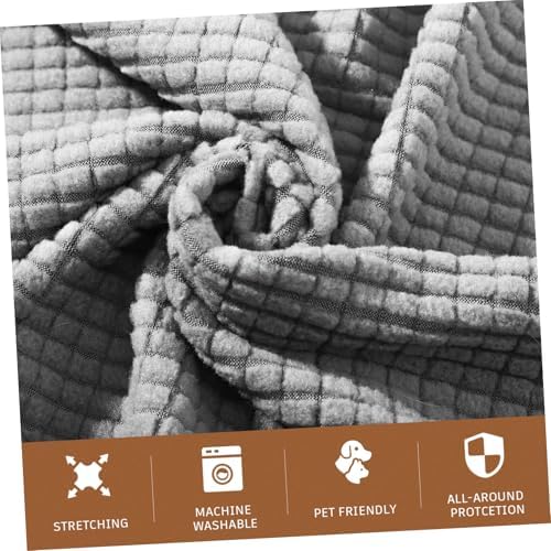 BESPORTBLE Chair Arm Protectors 2pcs Light Grey