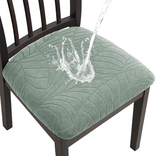 Waterproof Chair Seat Covers 4PCS Green Stretch