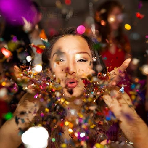 PrimePure Confetti Cannons 2 Pack - Party Poppers for Celebrations