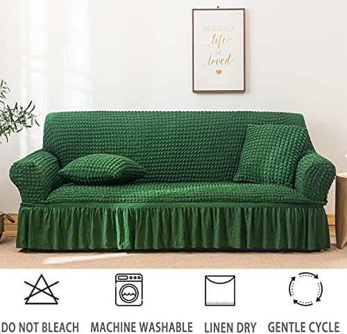 Jeloris Stretch Sofa Slipcover with Skirt Durable and Washable