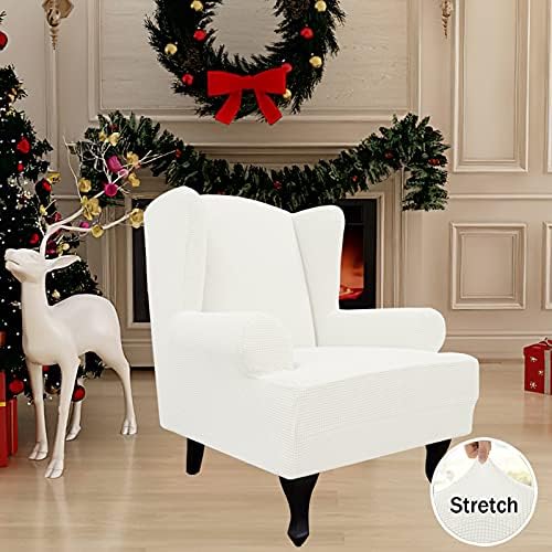 Easy-Going Stretch Wingback Chair Sofa Slipcover