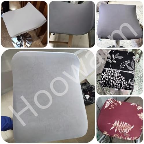 Waghw Set of 6 4 2 1 Square Stool Covers with Elastic Bottom