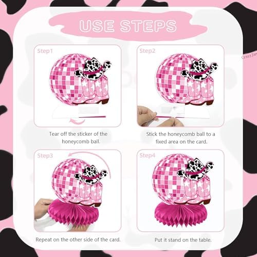 Western Cowgirl Party Decorations Lets Go Girls Centerpieces