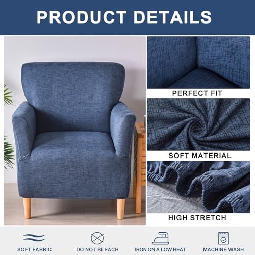 HAOYONG Stretch Velvet Armchair Slipcover Set of 1
