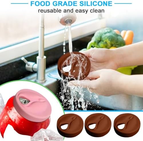 10pcs Vagina-Shaped Silicone Can Lid - Bachelor Party Gift