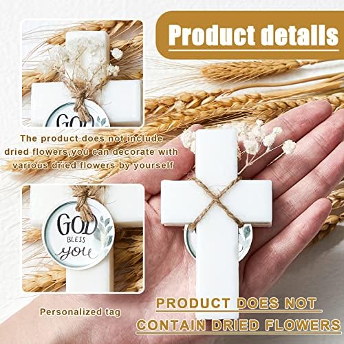 50 Pcs Cross Shaped Baptism Soap Favors