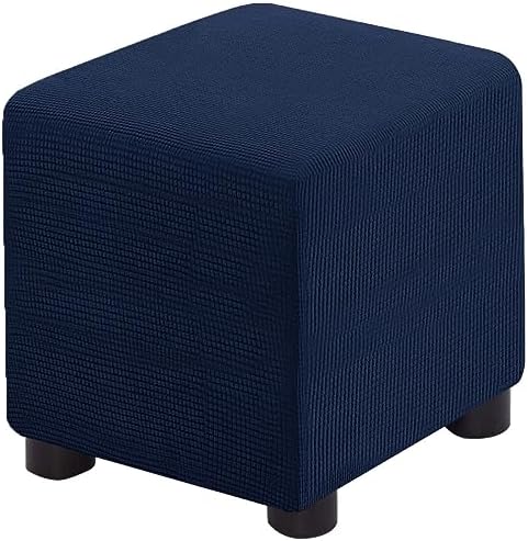 Square Folding Ottoman Slipcover with Elastic Band