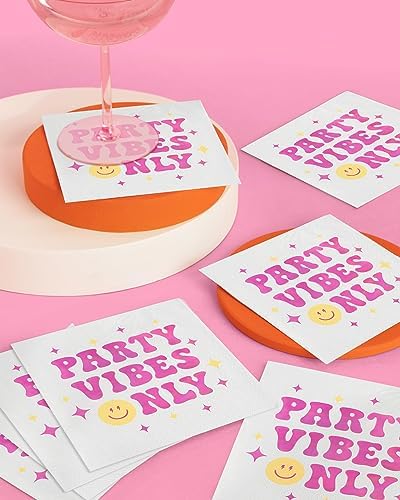 Xo Fetti Party Vibes Only Napkins - 24pcs 3-ply