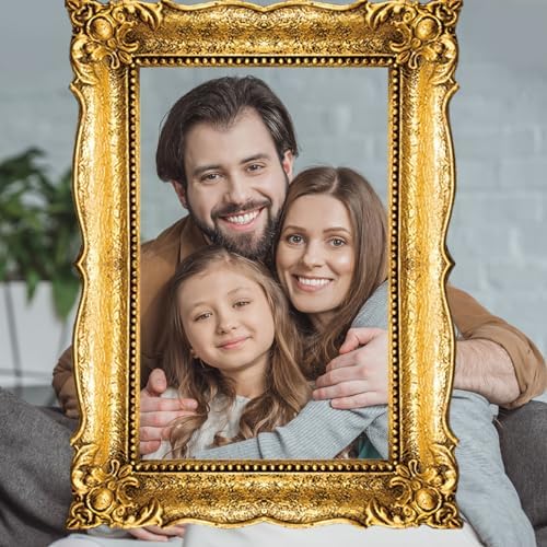 Beeveer Gold 32x24 Inch Photo Frame Props for Weddings and Parties
