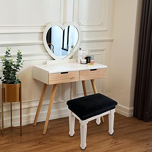 SINOSSO Soft Velvet Stool Cover Fit for Rectangular Bar Stools