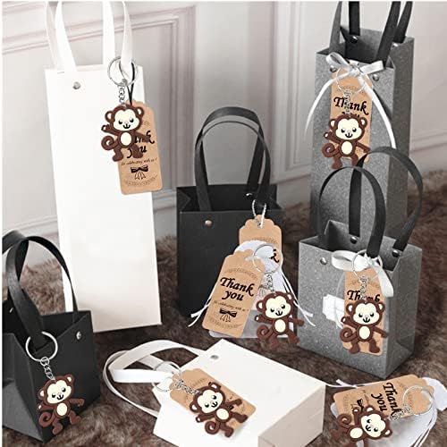 24 Pack Monkey Keyring Party Favor for Kids