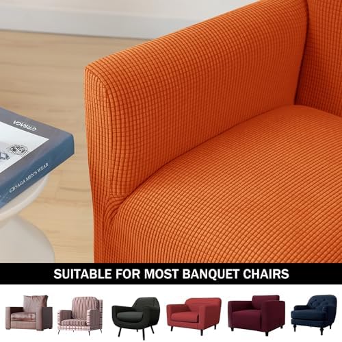 PENDEJATO Stretch Armchair Slipcover - Orange