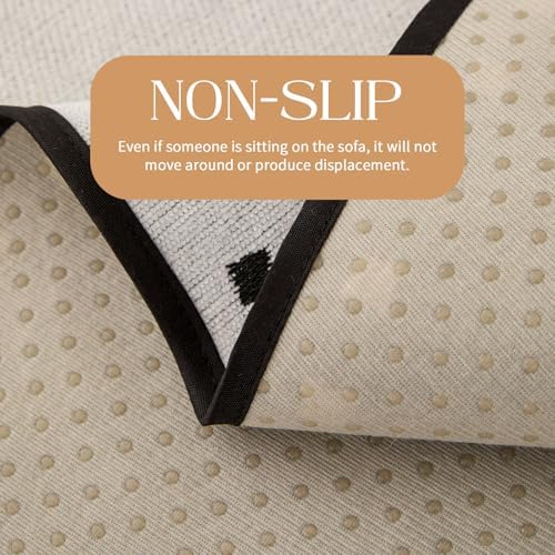 Boho Chenille Sofa Cover with Anti-Slip and Waterproof Design