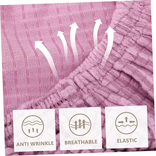 STOBAZA Elegant Office Chair Protector Stretchy Decorative Seat Cover