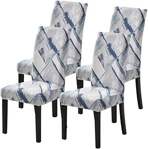 Premium Dining Chair Covers Set of 4 Stretchy Spandex Covers