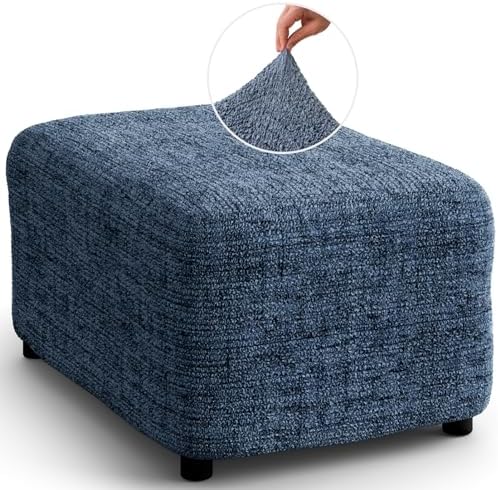 PAULATO BY GAICO Ottoman Slipcover - Vittoria Blue