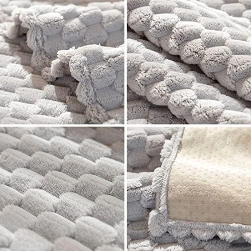 vctops Fluffy Faux Fur Sofa Cover Non Slip Warm Sectional Slipcover