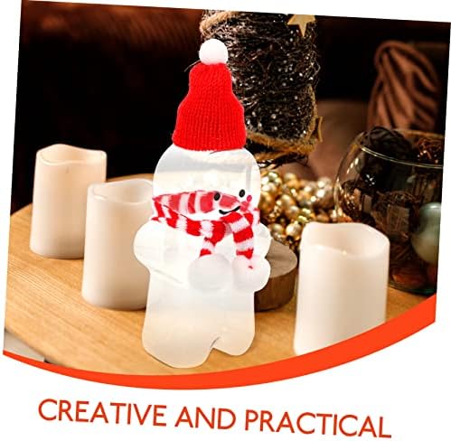 IMIKEYA 5pcs Christmas Gingerbread Jar Set for Cookies and Party Favors