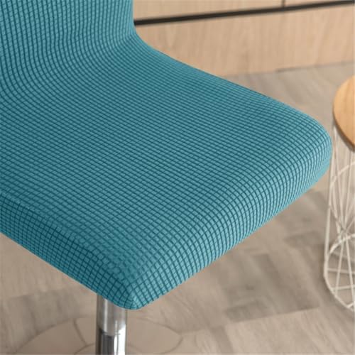 2 Pack Stretch Bar Stool Slipcovers with Back and Square Seat Covers