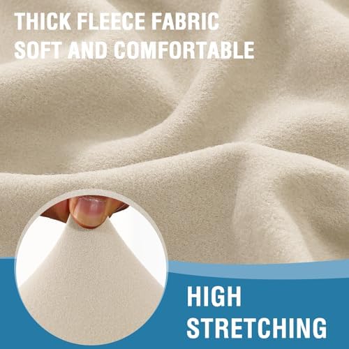 HVERSAILTEX Fleece Chair Slip Cover 2 Piece