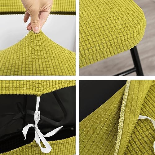 Modern Dust-Proof Foldable Chair Cover Set for Dining Chairs