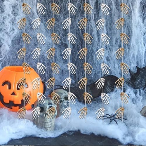 Halloween Party Decorations Hand Bone Ornaments for Festive Events