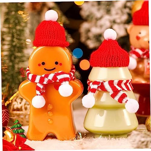 VALICLUD 10pcs Christmas Gingerbread Beverage Bottles