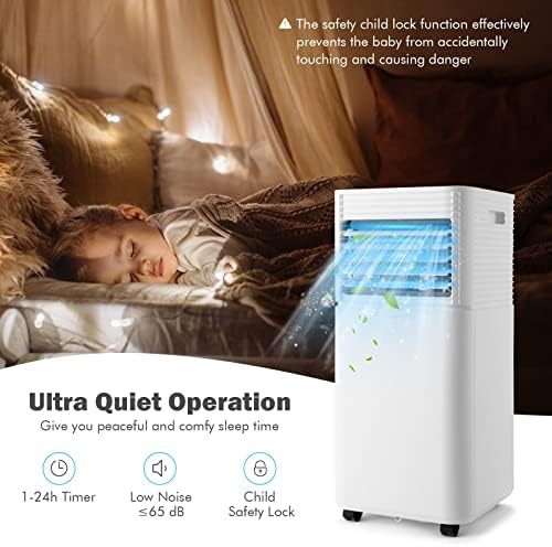 PETSITE Portable Air Conditioner 8000 BTU Cooling Unit