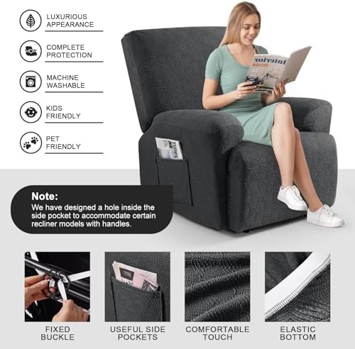 Timeles Recliner Covers Extra Wide Comfortable Slipcovers